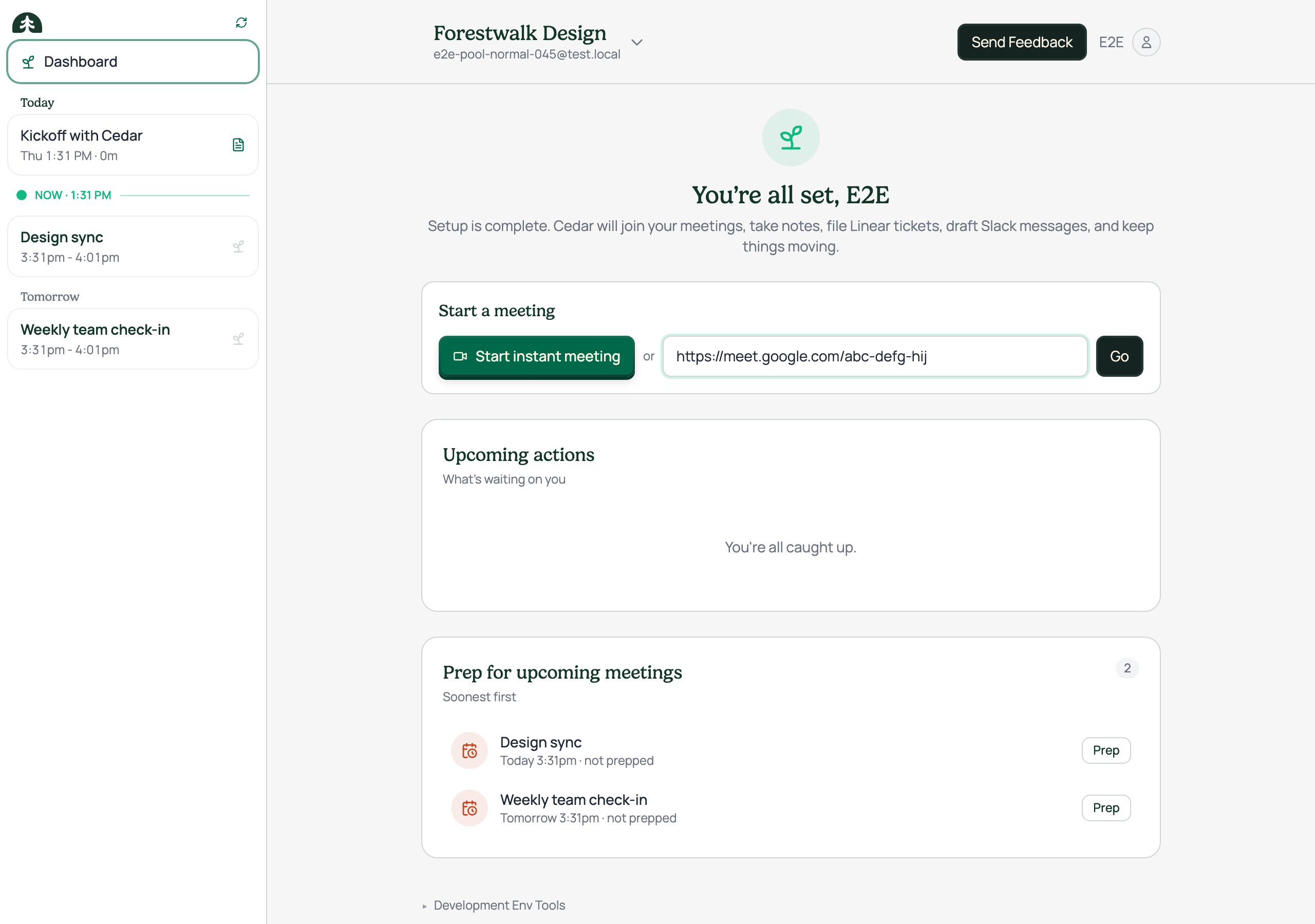 Before · Dashboard overview, old dark secondary buttons
